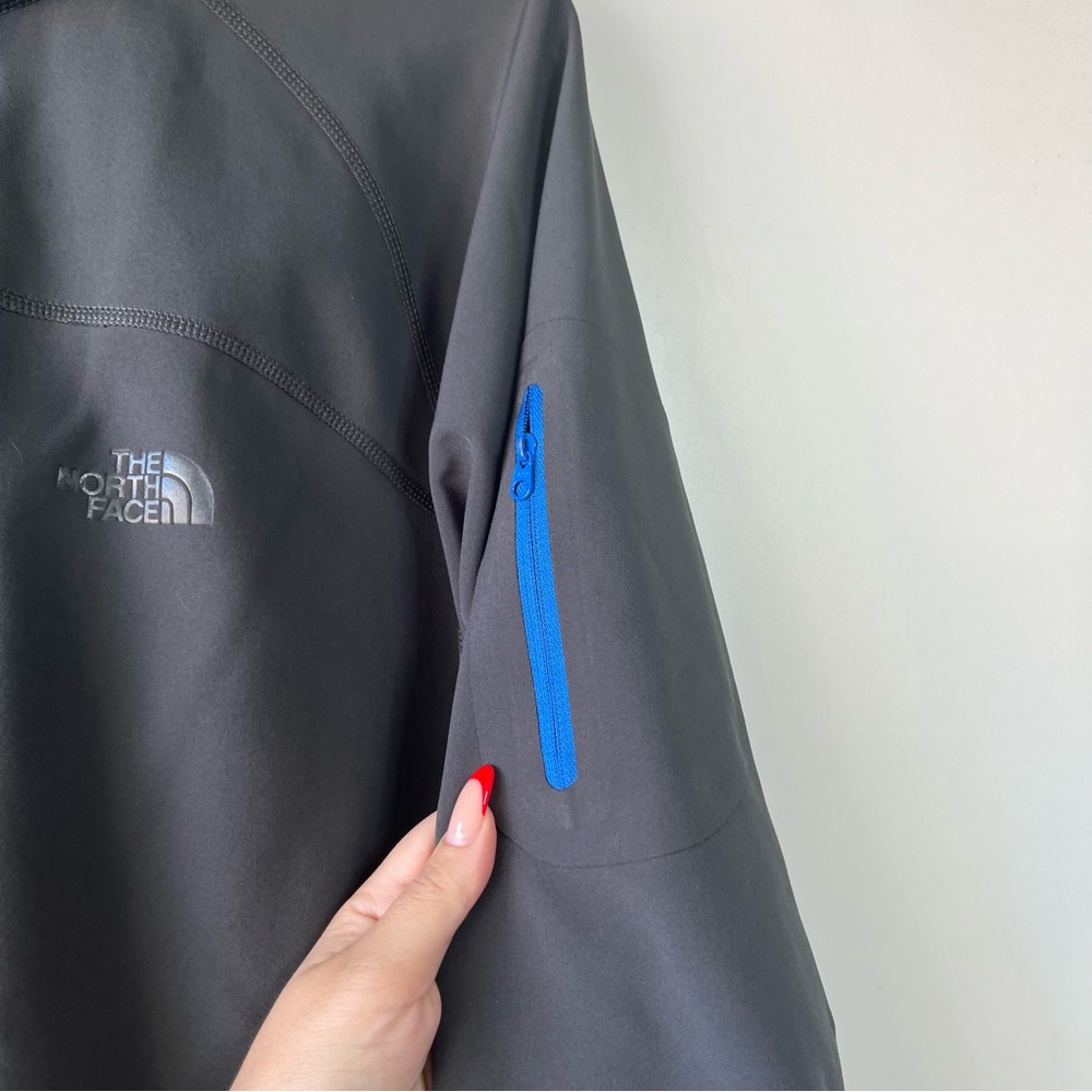 The north face soft shell gray quarter zip pullover jacket - Picture 6 of 6